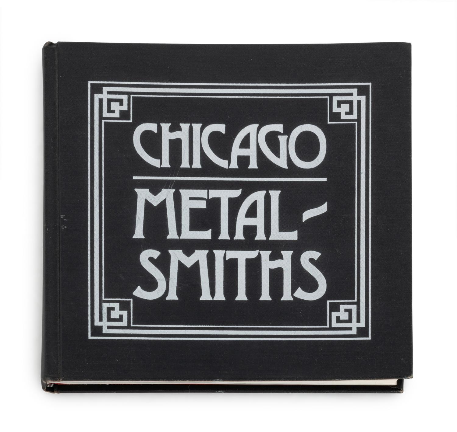 An Important Chicago Silver Five-Piece Altar Set