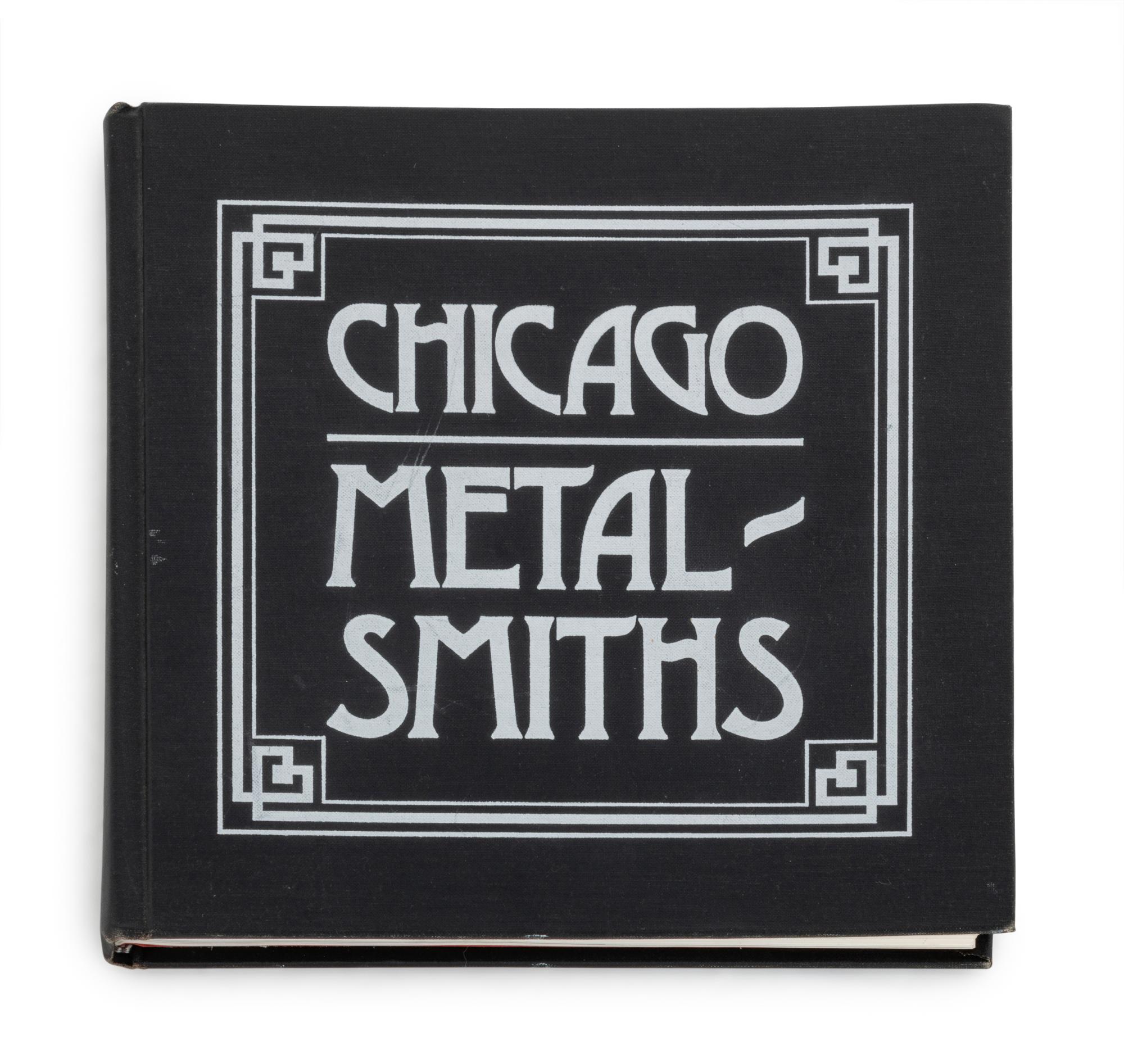 An Important Chicago Silver Five-Piece Altar Set