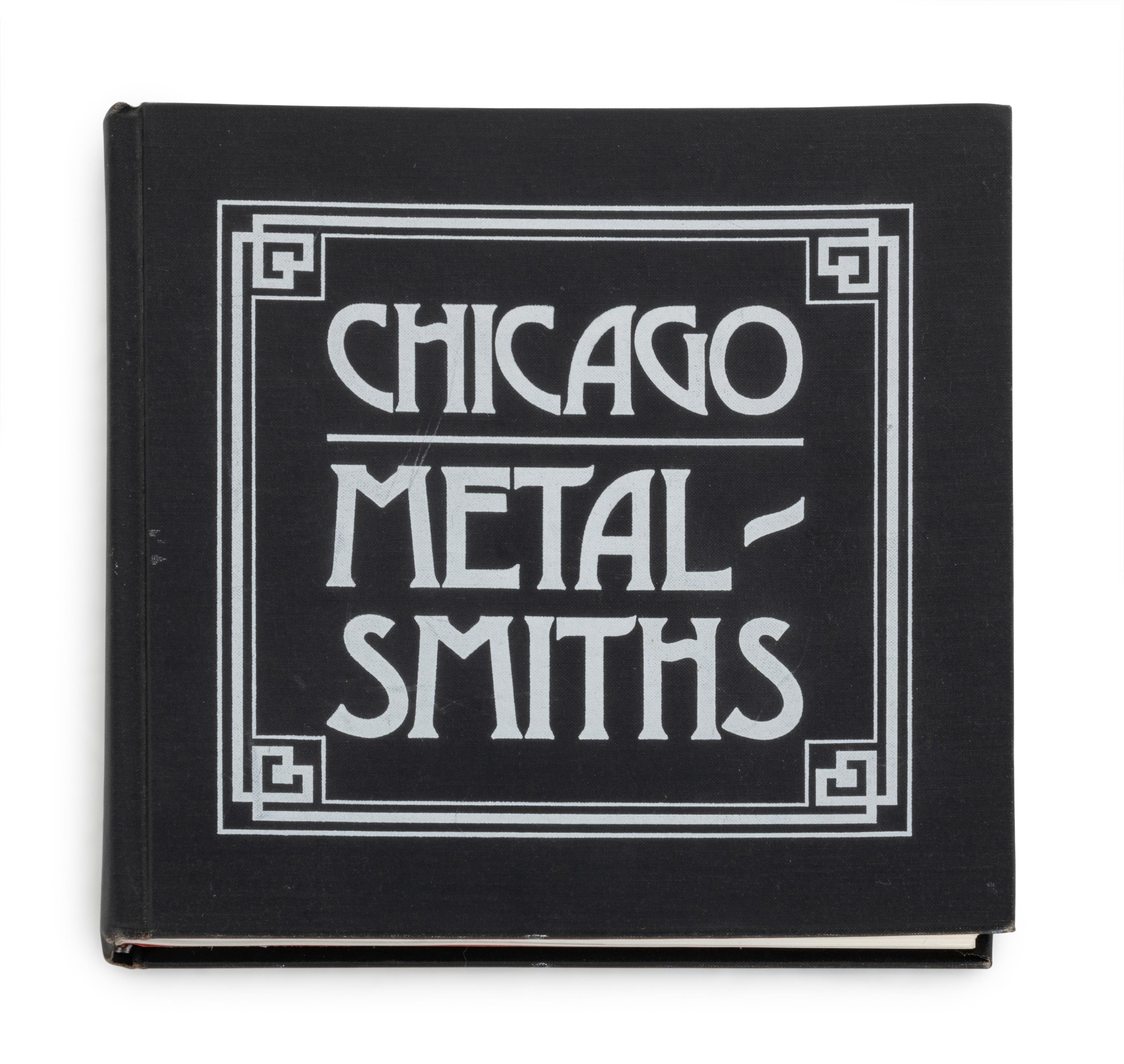 An Important Chicago Silver Five-Piece Altar Set