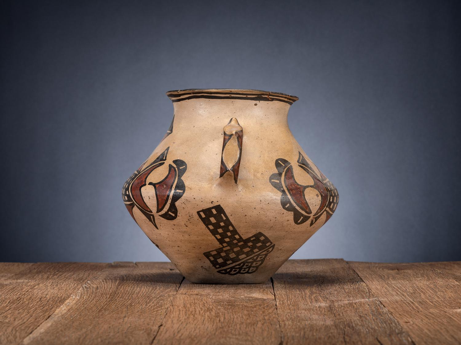 Tunyo Polychrome, San Ildefonso Pottery Jar