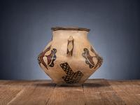 Tunyo Polychrome, San Ildefonso Pottery Jar