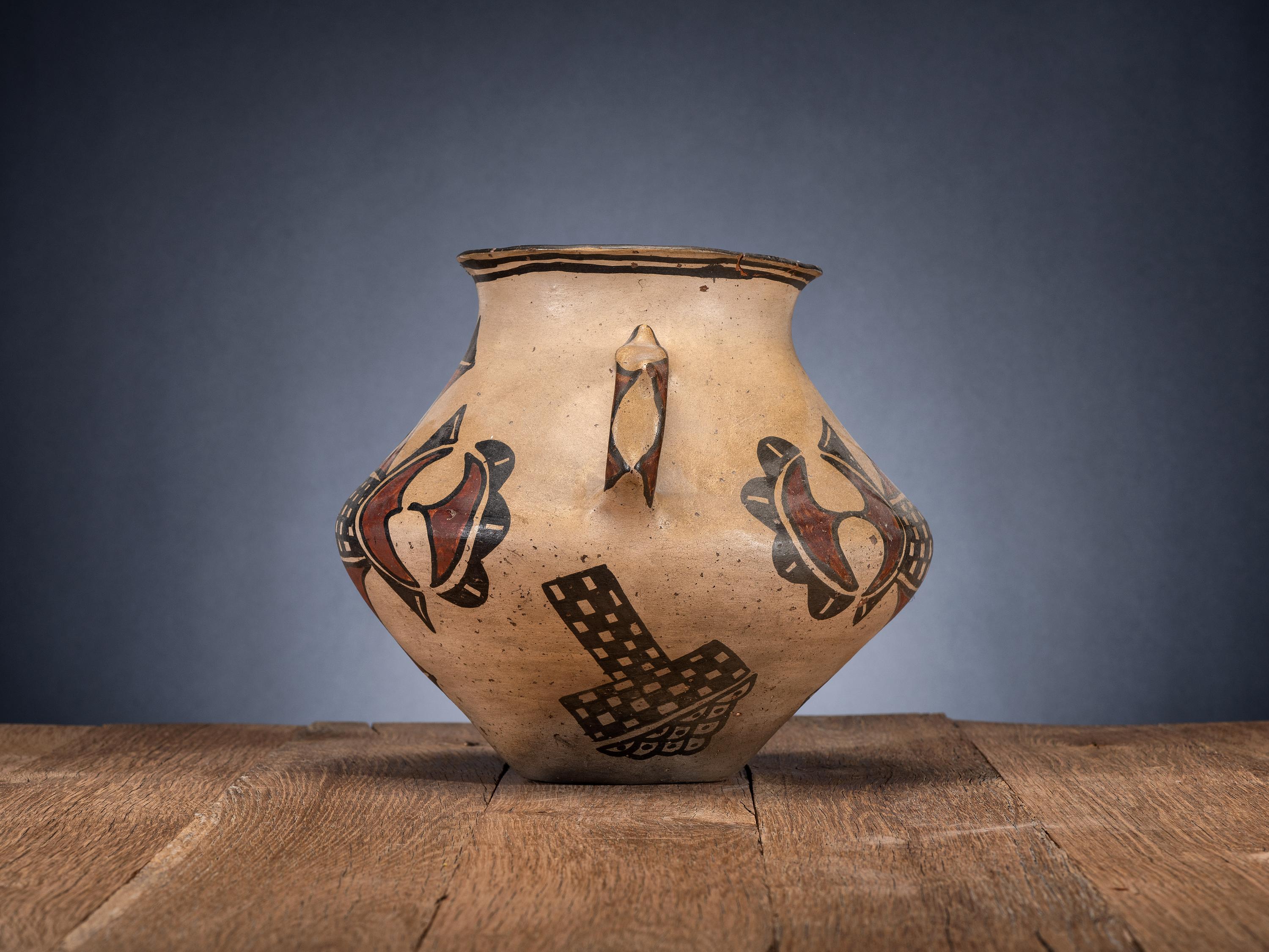 Tunyo Polychrome, San Ildefonso Pottery Jar