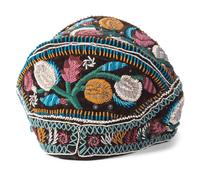 Haudenosaunee Beaded Cap, with Visor