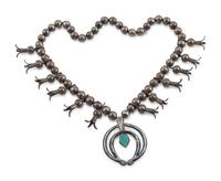 Navajo Squash Blossom Necklace