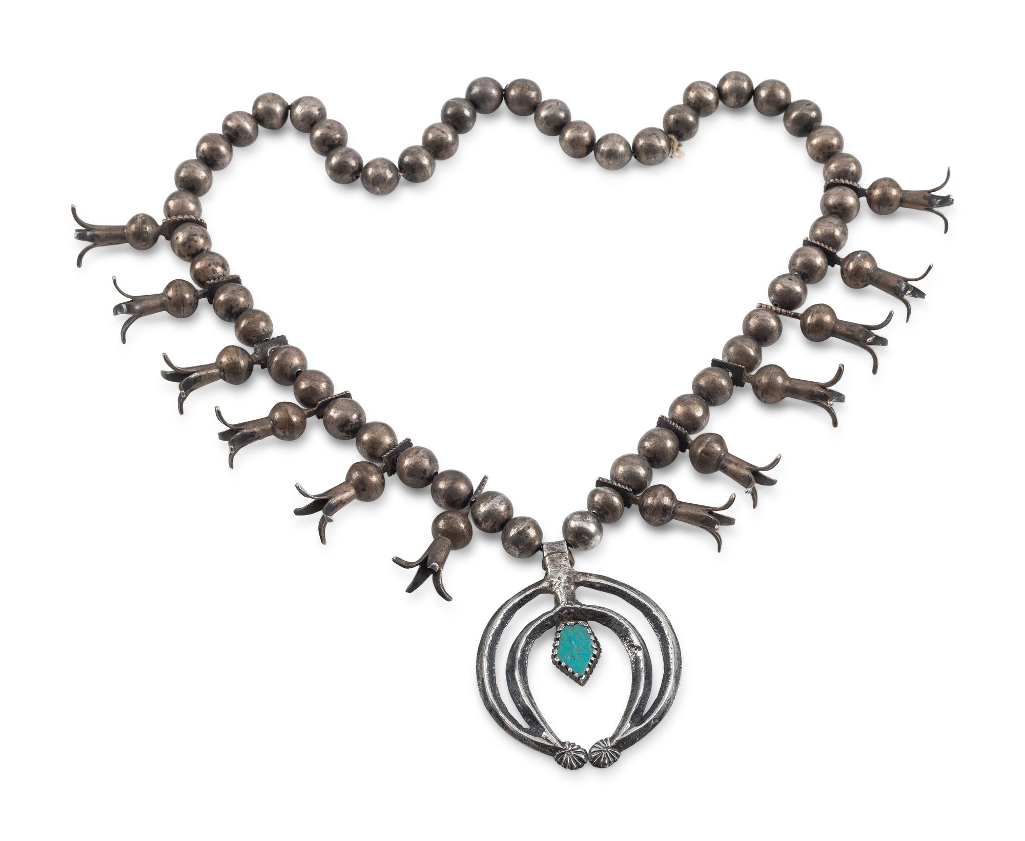 Navajo Squash Blossom Necklace