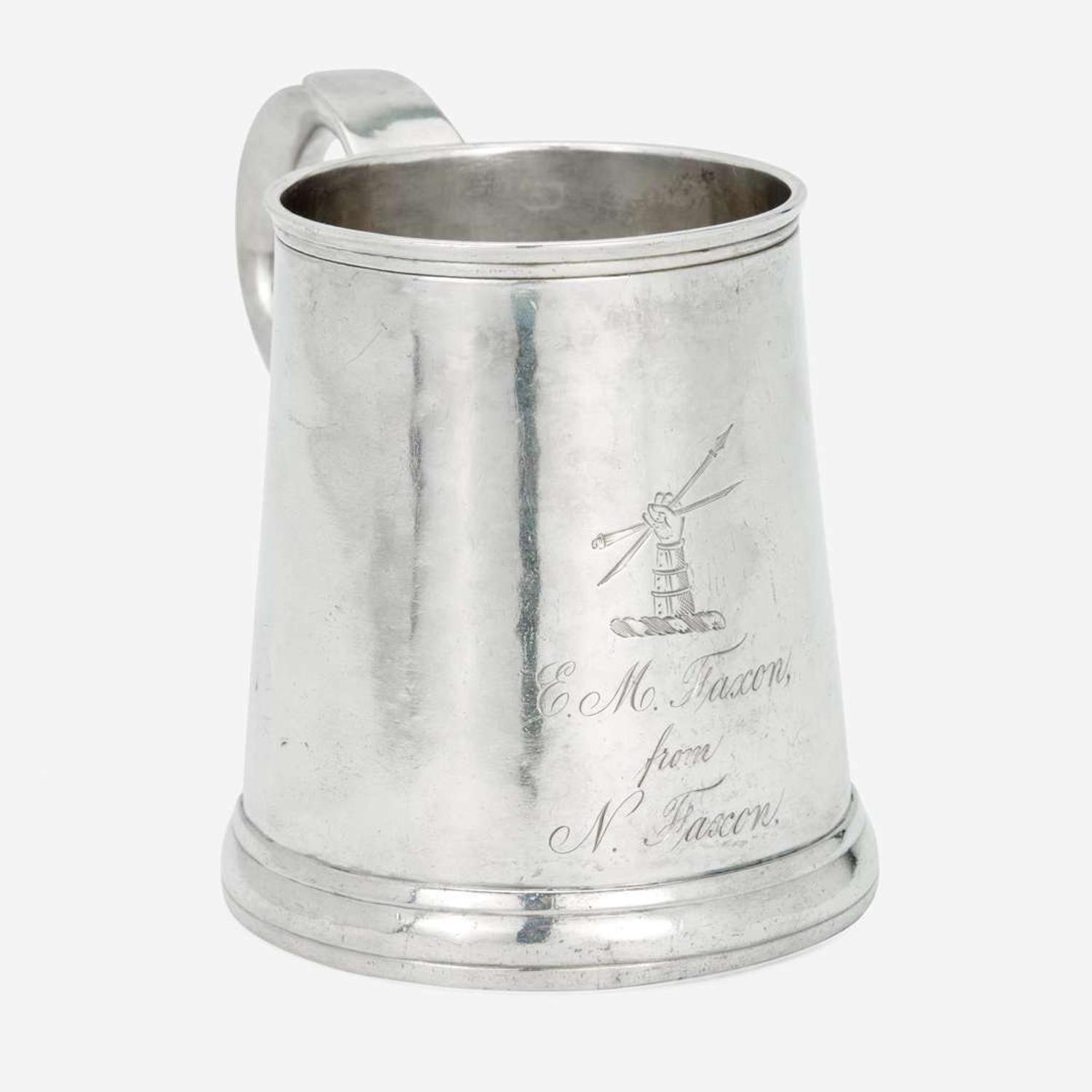 A silver cann Daniel Henchman (1730-1775), Boston, MA, circa 1750