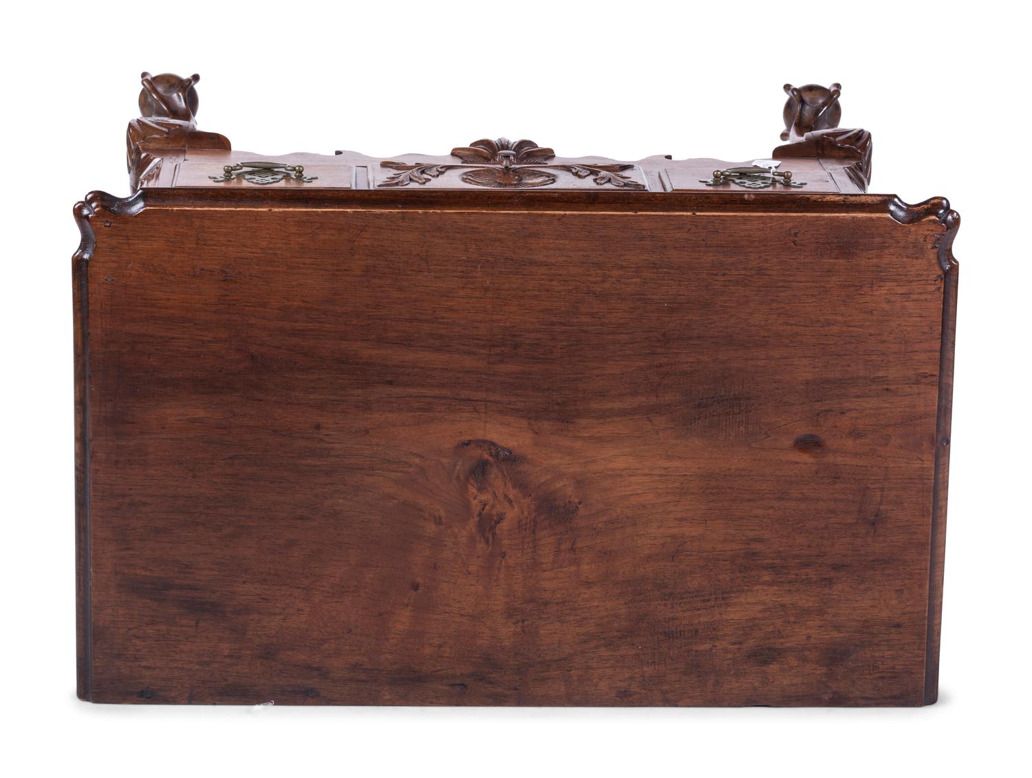 A Chippendale Style Carved Walnut Claw-and-Ball Foot Dressing Table — LIKELY LATE 19TH/EARLY 20th CENTURY INCORPORATING EARLIER ELEMENTS