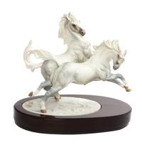 A Royal Worcester Porcelain Figural Group, Doris Lindner width 16 3/4 inches. — 20TH CENTURY