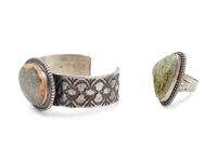 Royston Turquoise Cuff with Ring