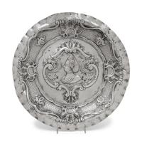 A Spanish Silver Presentation Dish