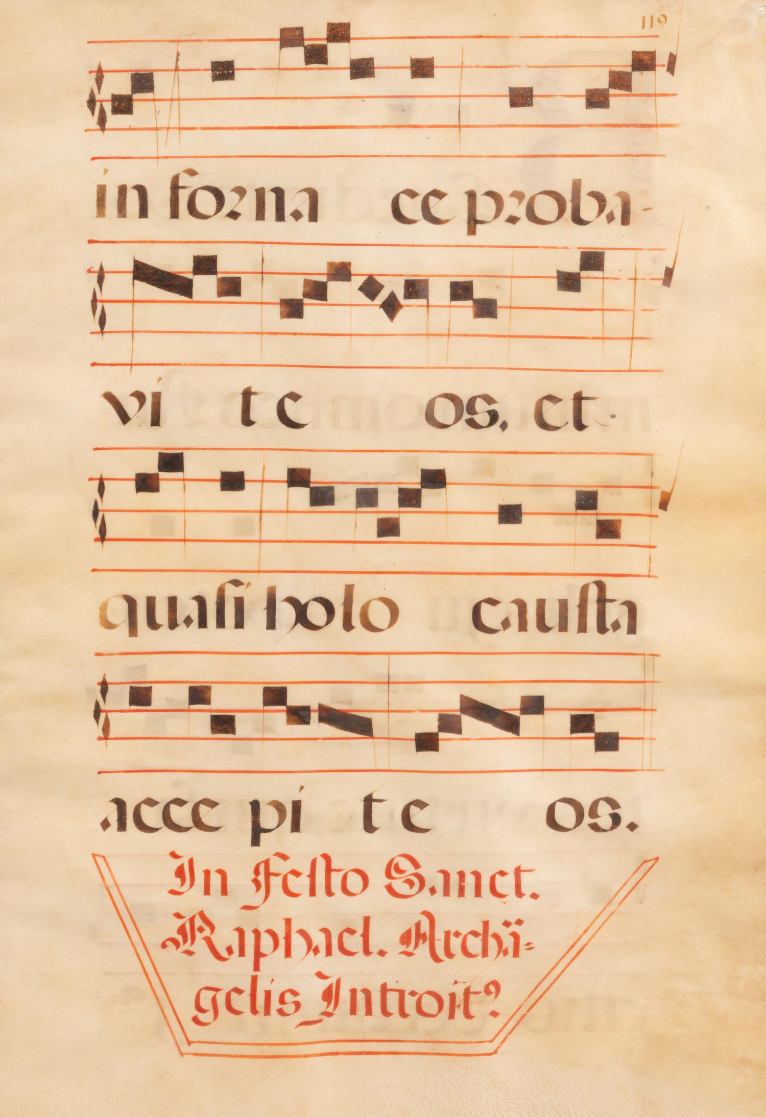 A Group of Six Hand Colored Illuminated Manuscripts