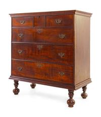 A William and Mary Oak Blanket Chest