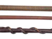Three Carved Folk Art Canes