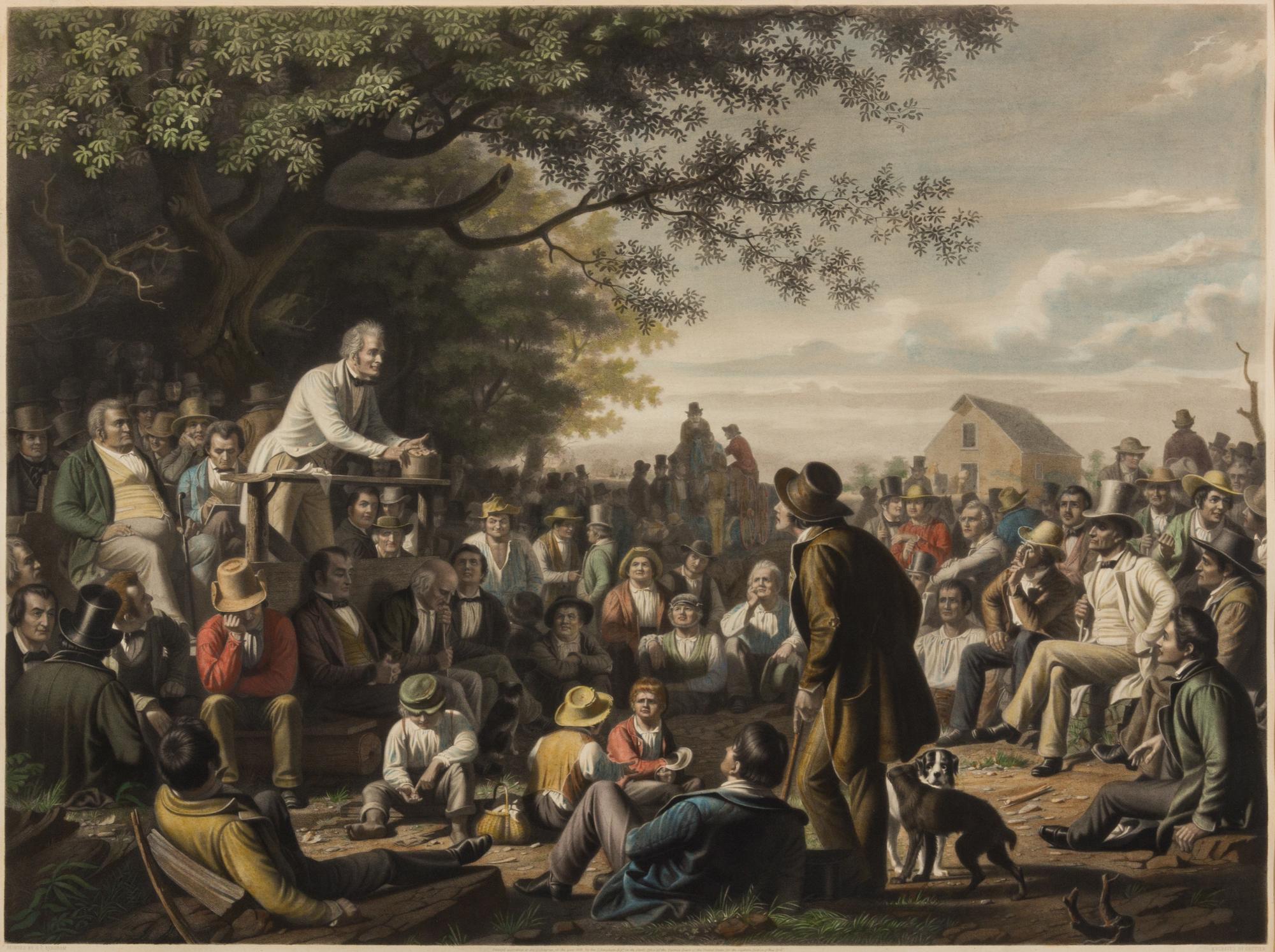 BINGHAM, George Caleb (1811-1879), after -- Gautier, engraver