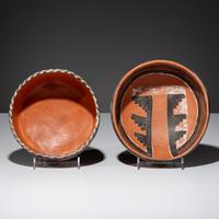 Ancestral Pueblo, Four Mile Polychrome Pottery Bowls
