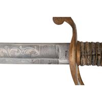 1862 Dated and Inspected Ames Model 1850 Foot Officers Sword with Presentation to Capt. Hugh Donnelly - 37th Mass Infantry - WIA Cold Harbor