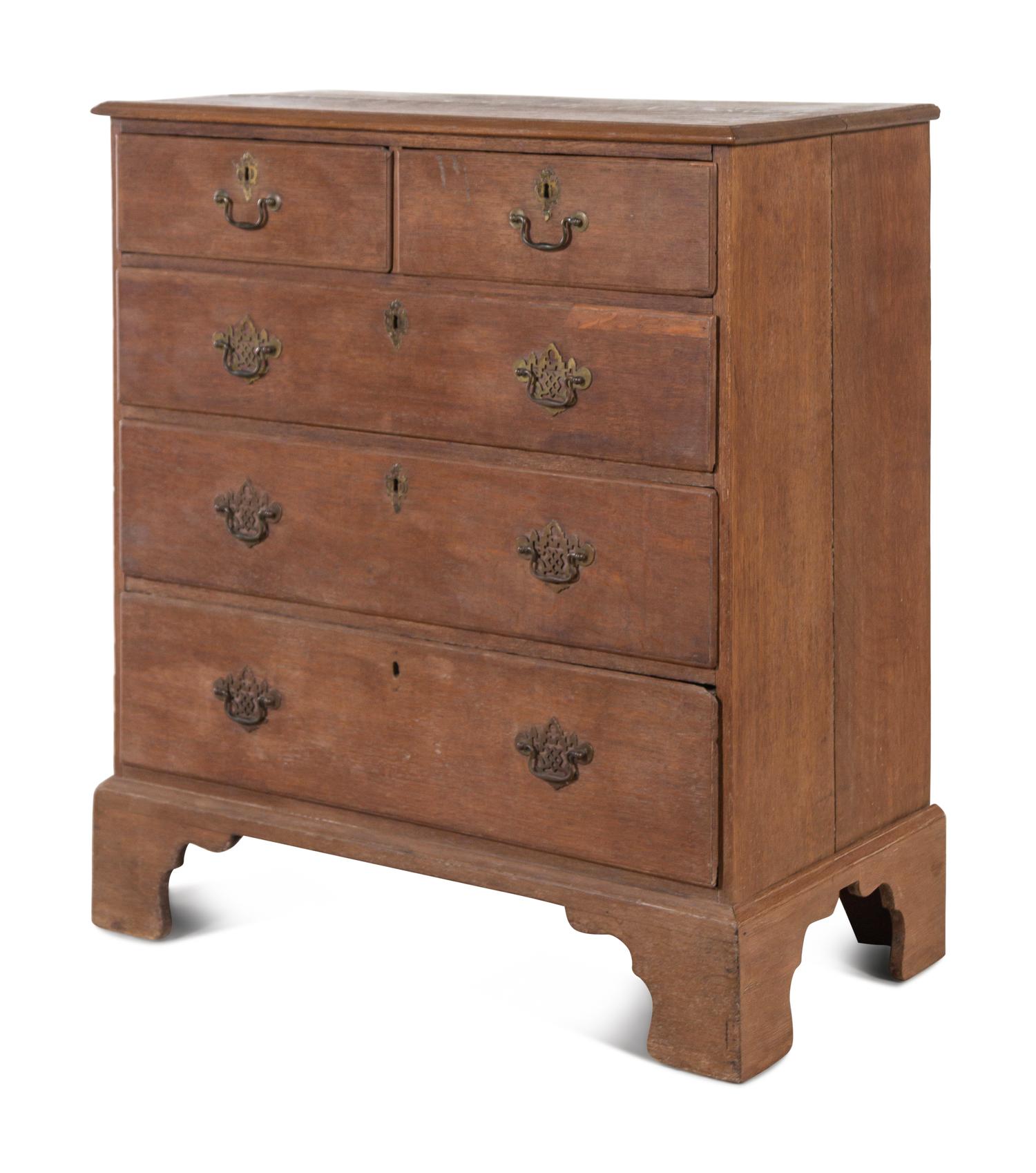 A George III Oak Chest of Drawers
