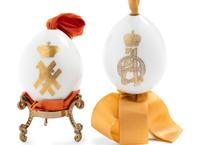 Two Russian Imperial Porcelain Factory Easter Eggs