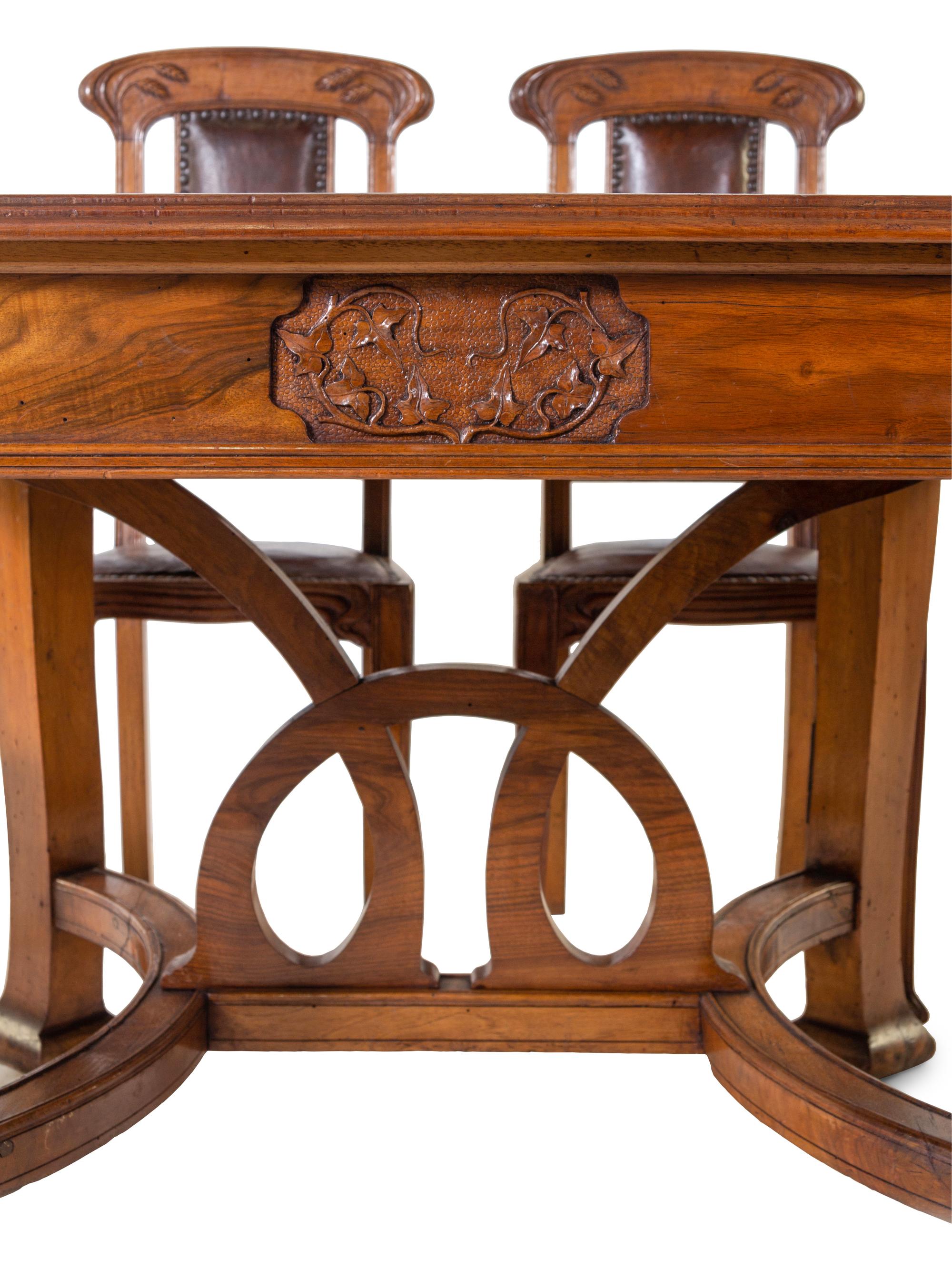 Dining Table with Six Chairs