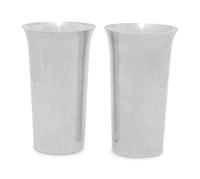 A Pair of American Silver Beakers