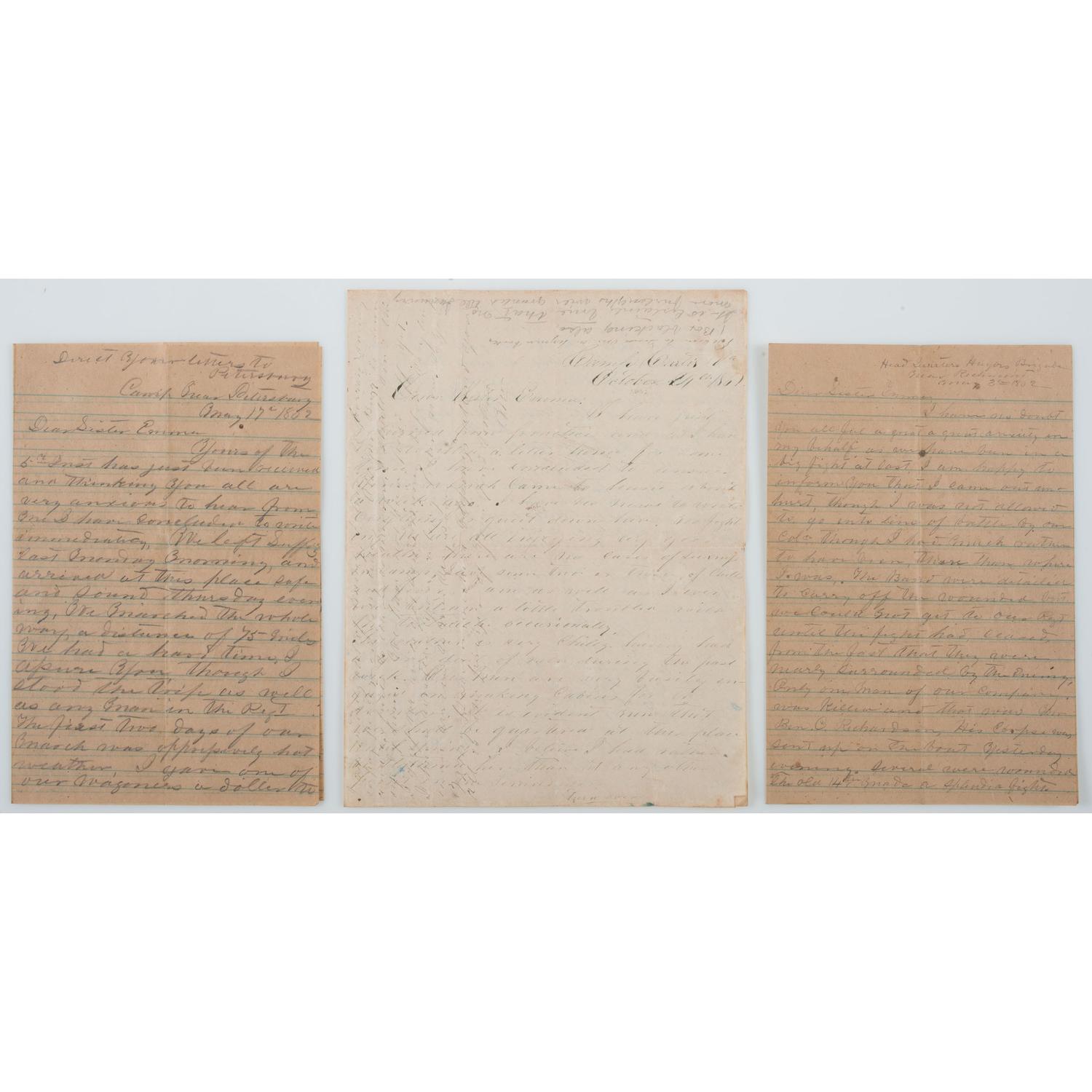 Gettysburg POW Letter Archive of Private William P.C. Thomas, 14th and 18th Virginia Infantry
