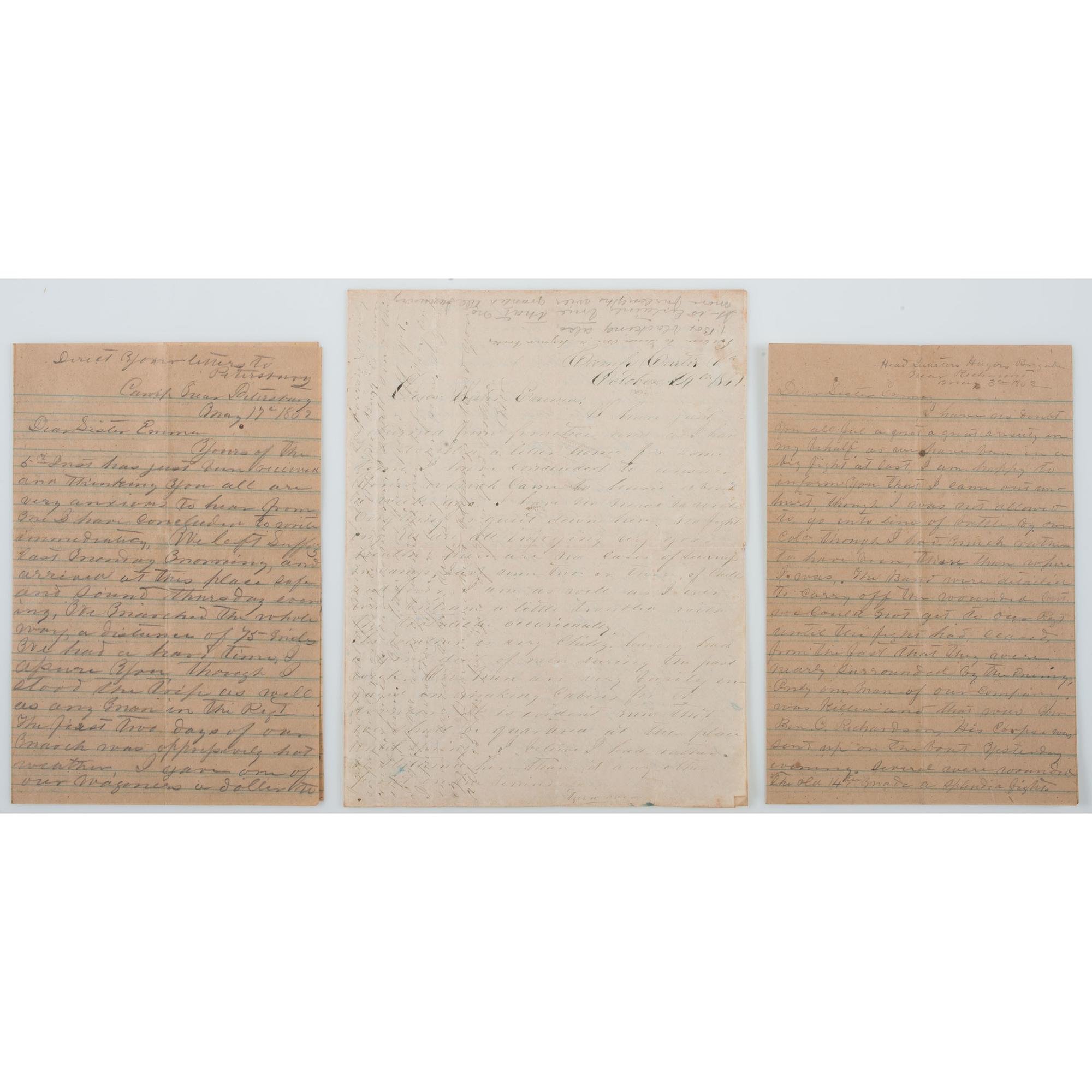 Gettysburg POW Letter Archive of Private William P.C. Thomas, 14th and 18th Virginia Infantry