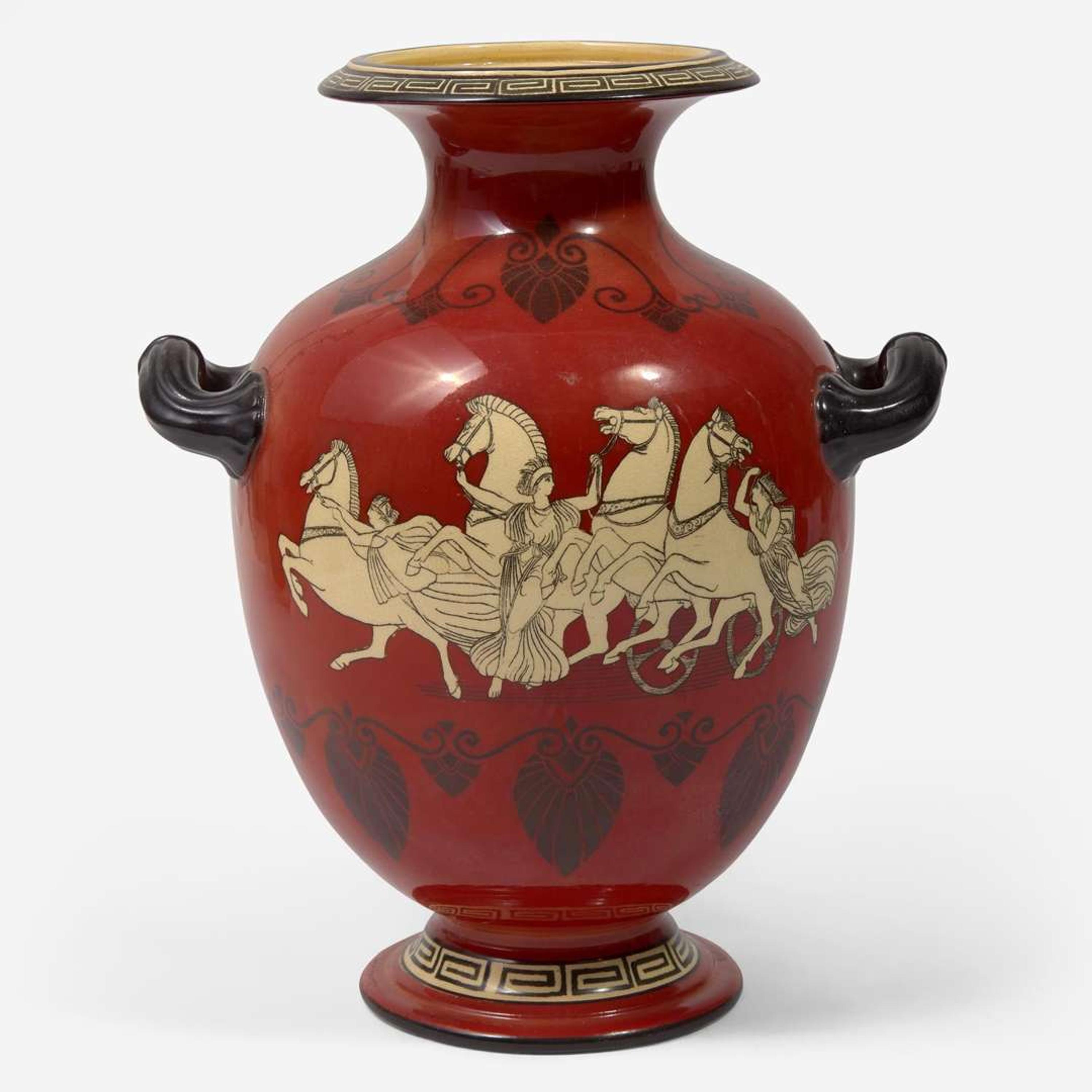 Roseville Pottery (American, active 1890-1954) Rare Rozane Olympic Hydria, USA, circa 1910