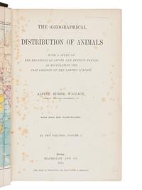 [NATURAL HISTORY]. WALLACE, Alfred Russel (1823-1913). The Geographical Distribution of Animals . London: Macmillan and Co., 1876.