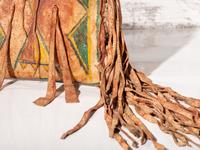Plains Painted Parfleche Envelope PLUS Rattles