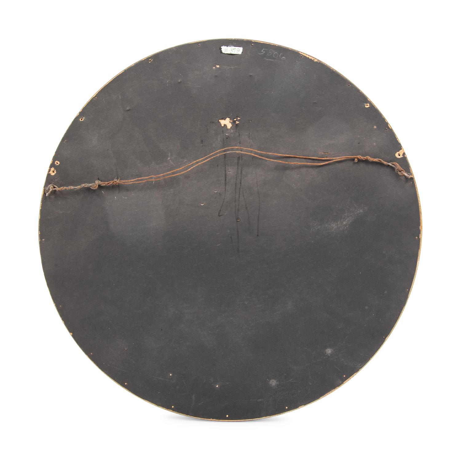 A Chinese Famille Rose Porcelain Circular Plaque