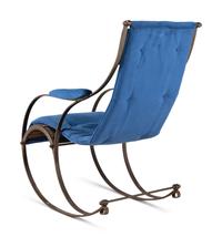 A Victorian Steel 'Nautilus' Rocking Chair
