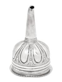 A George IV Silver Wine Funnel