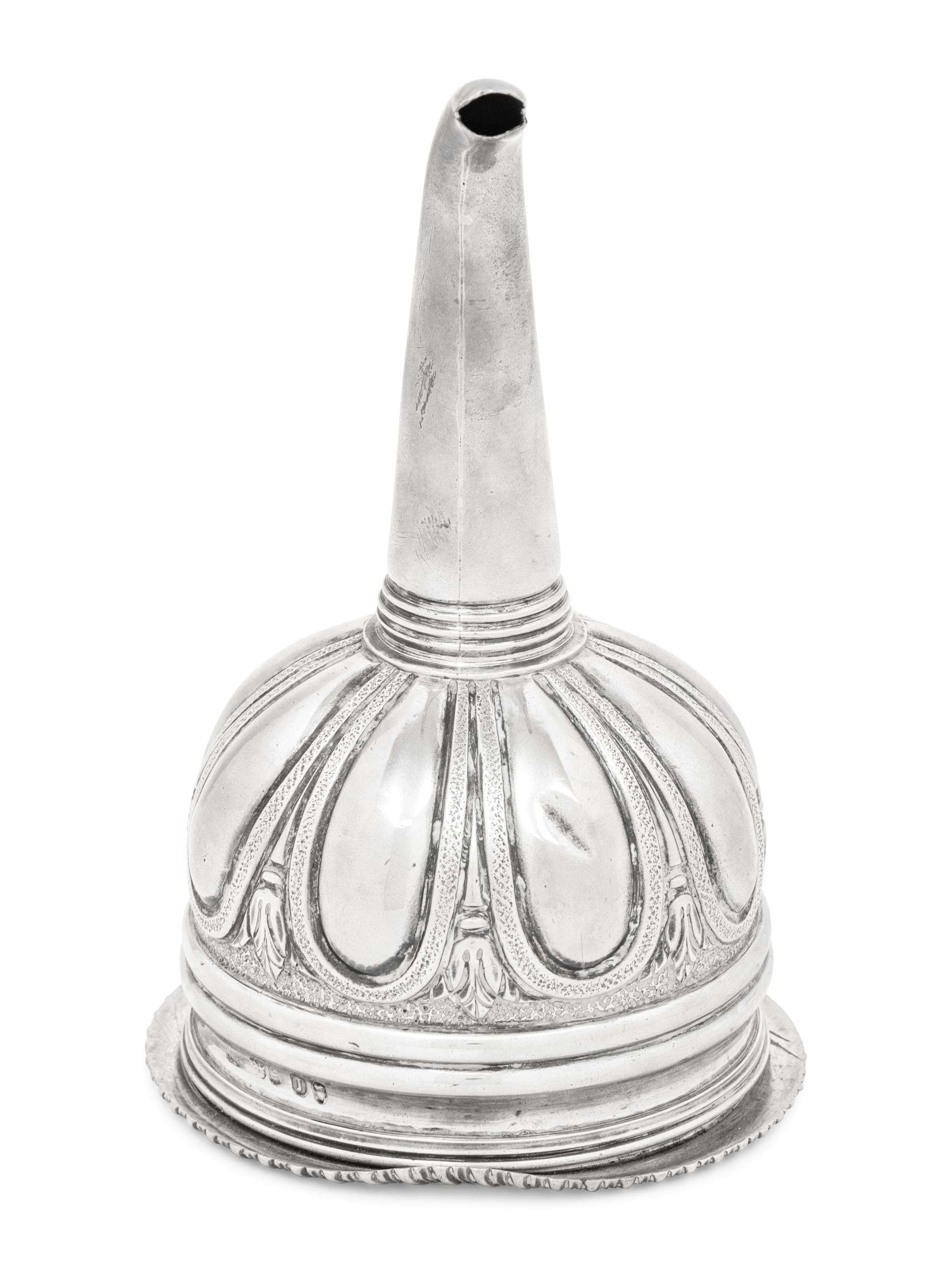 A George IV Silver Wine Funnel