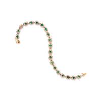 EMERALD AND DIAMOND BRACELET