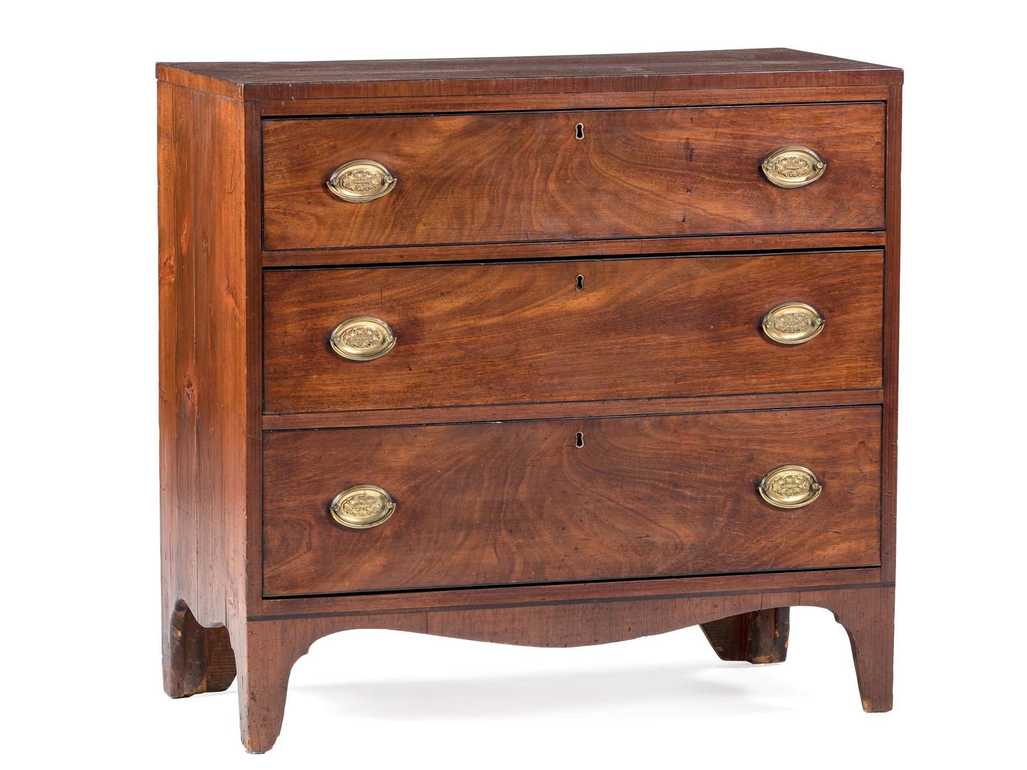 A Federal Mahogany Chest of Drawers