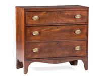 A Federal Mahogany Chest of Drawers