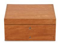 An English Satinwood Traveling Dressing Kit