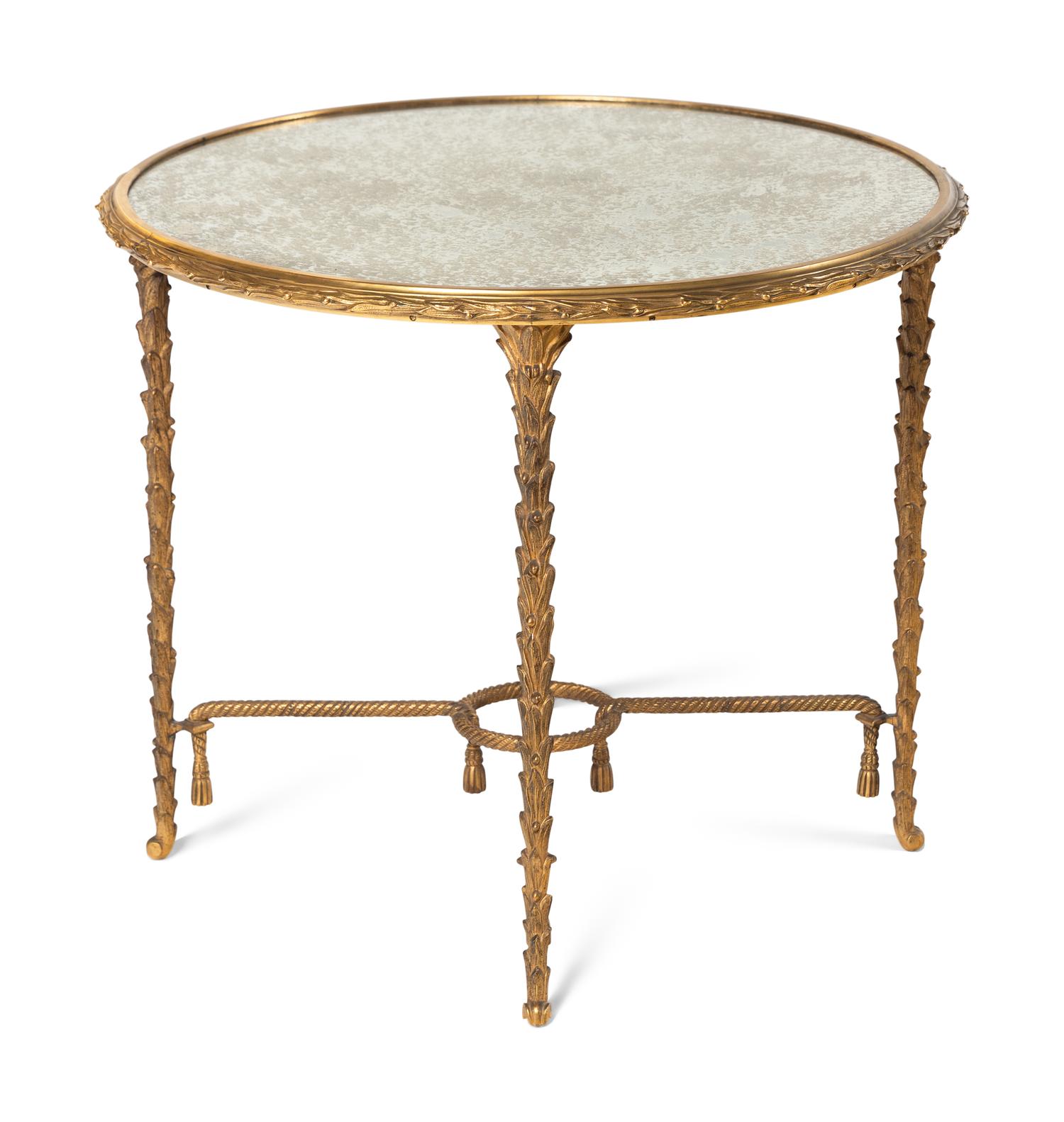 A Gilt Bronze Side Table by Maison Charles