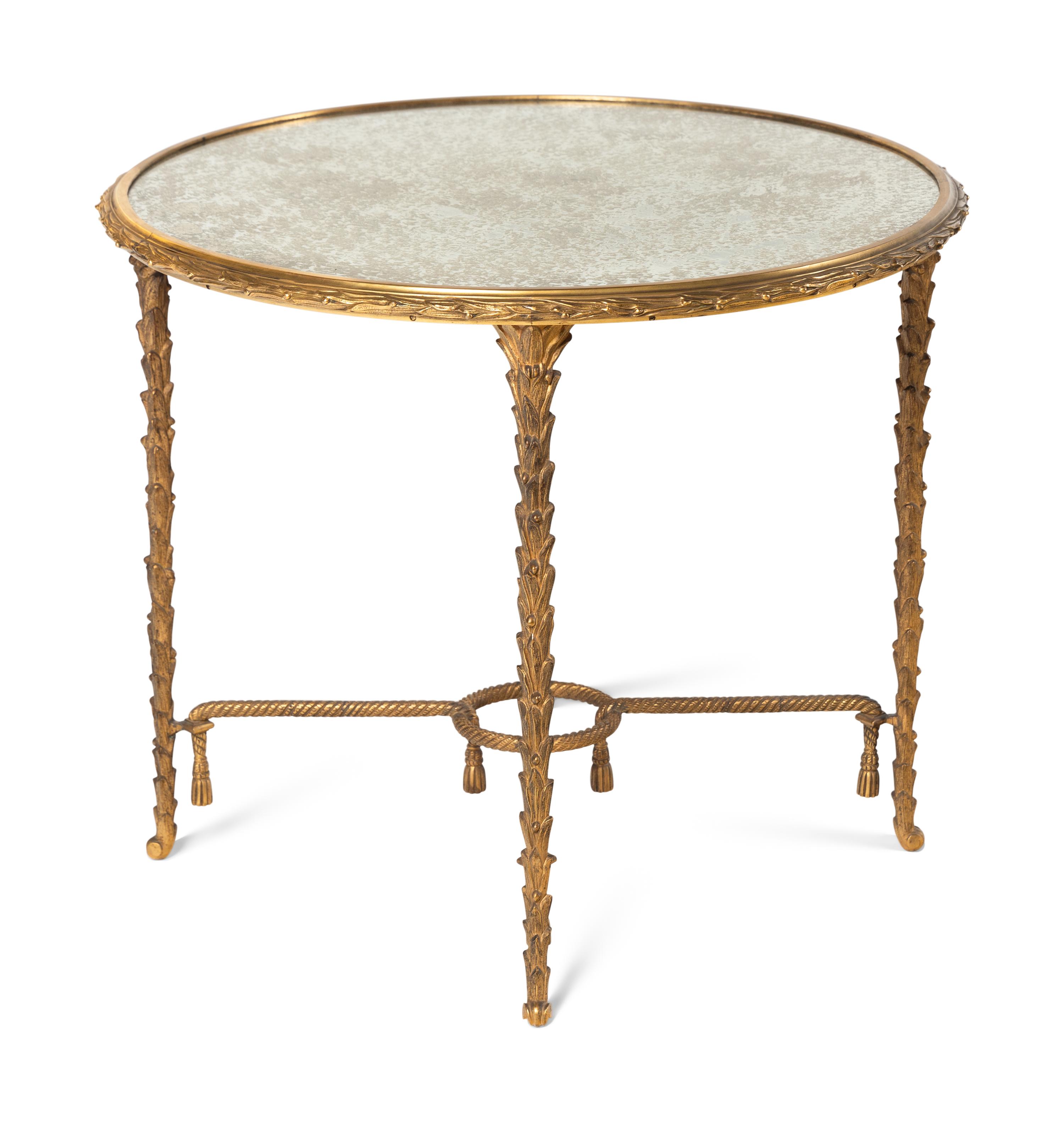 A Gilt Bronze Side Table by Maison Charles