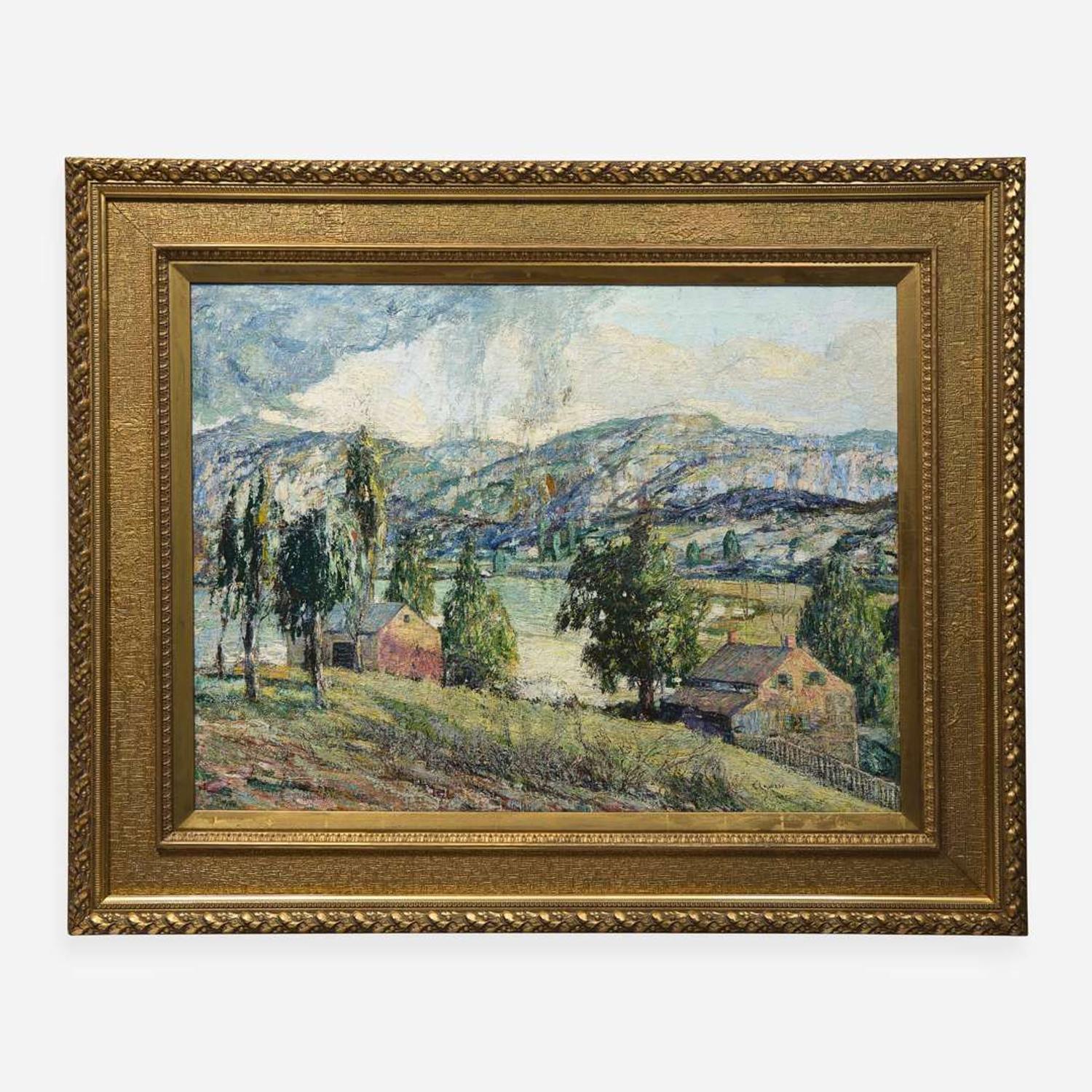 Ernest Lawson (American, 1873-1939) Westchester Hillside