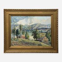Ernest Lawson (American, 1873-1939) Westchester Hillside