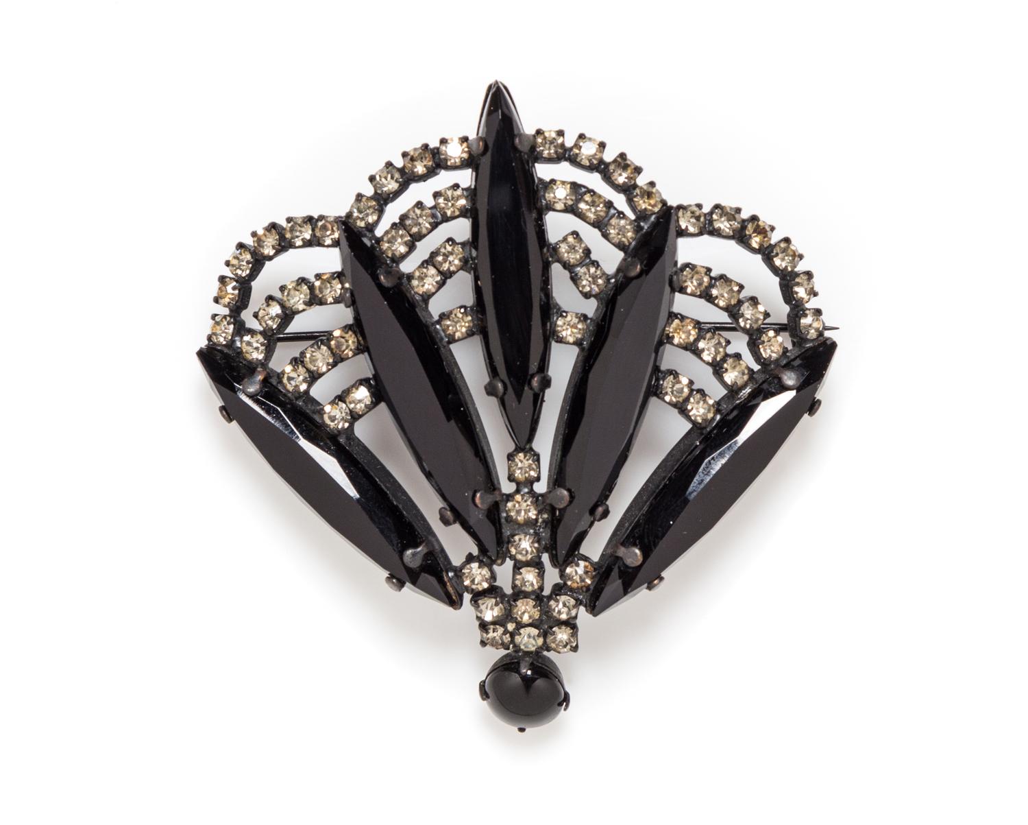 A Hattie Carnegie Rhinestone Pin,