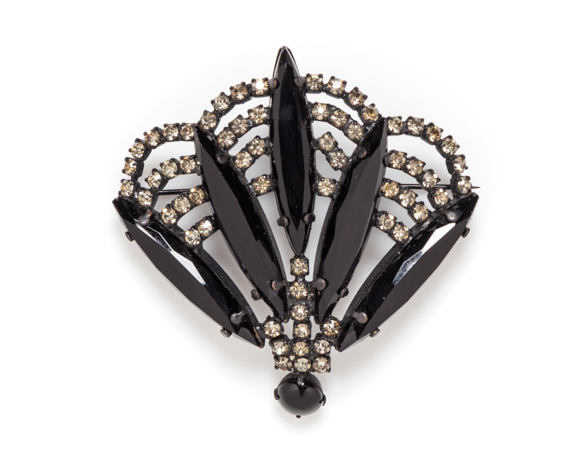 A Hattie Carnegie Rhinestone Pin,