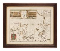 PITT, Moses (1654-1696). A Map of the North-Pole and the Parts Adjoining. Oxford, 1680 (or later).