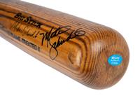 An Impressive Mike Schmidt 1982 Game Used and Signed Adirondack Bat (MEARS A9),
