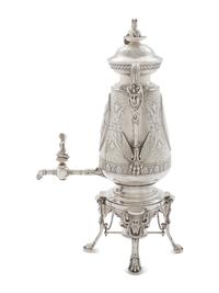 An American Aesthetic Movement Six-Piece Coin Silver Tea and Coffee Service