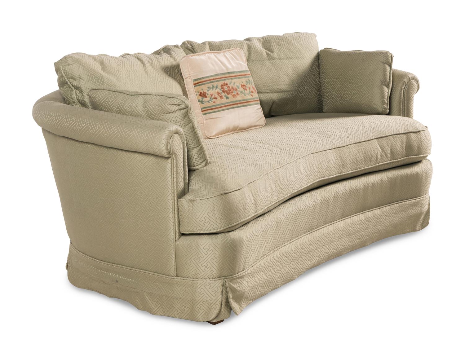 An Upholstered Loveseat