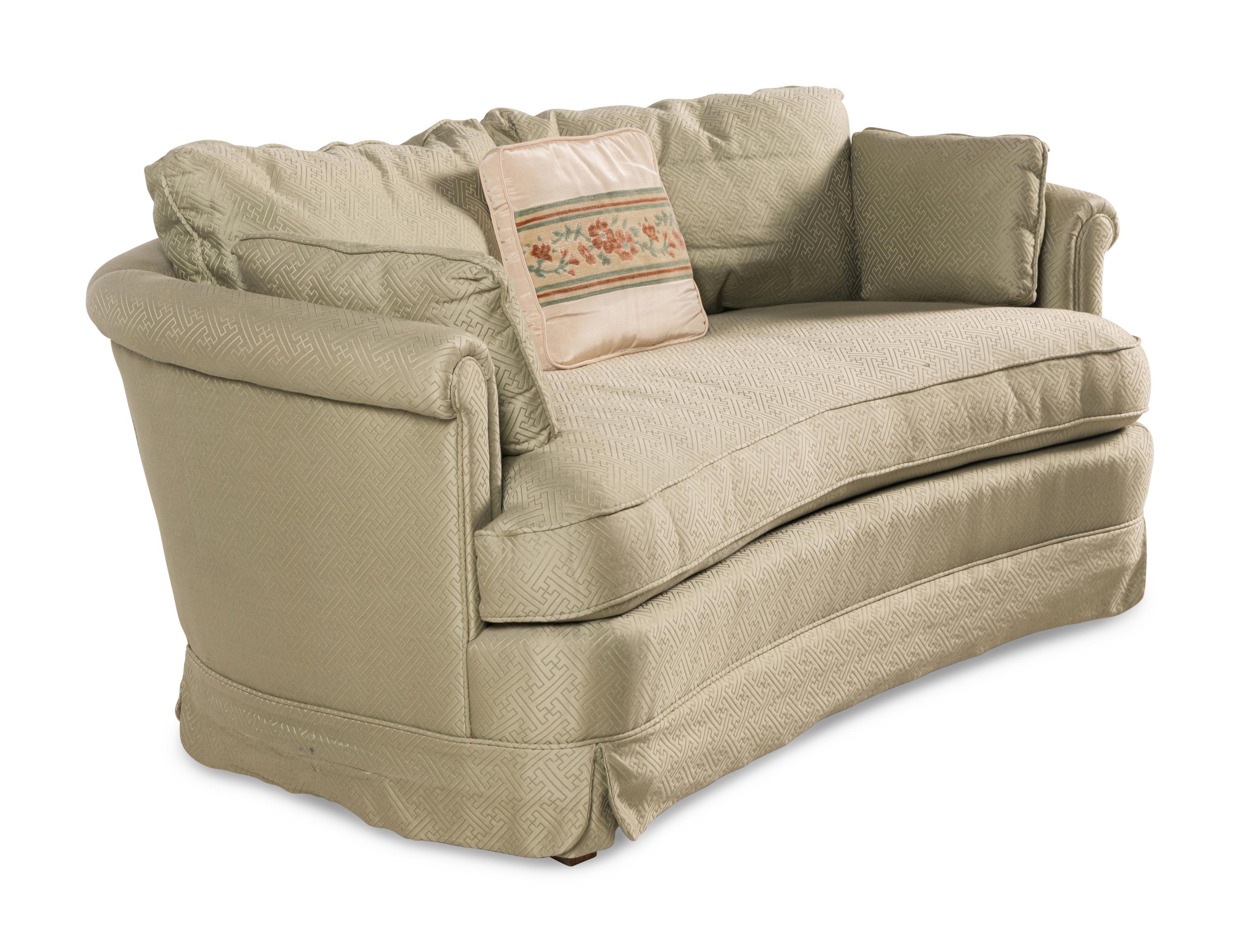 An Upholstered Loveseat