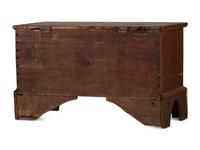 A Late Chippendale Painted Poplar Blanket Chest
