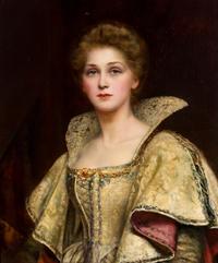 William Clarke Wontner, (British, 1857–1930), Portrait of Amy Robsart